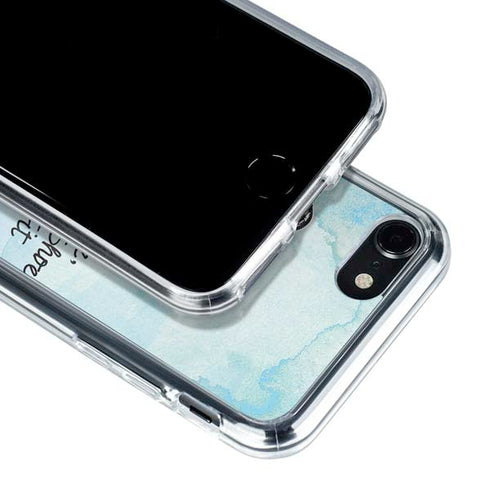 Disney Cinderella Sketch Art Shoe Will Fit iPhone SE (2nd & 3rd Gen) Clear Case