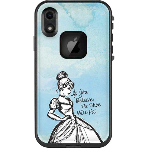 Disney Cinderella Sketch Art Shoe Will Fit LifeProof Fre iPhone Skin