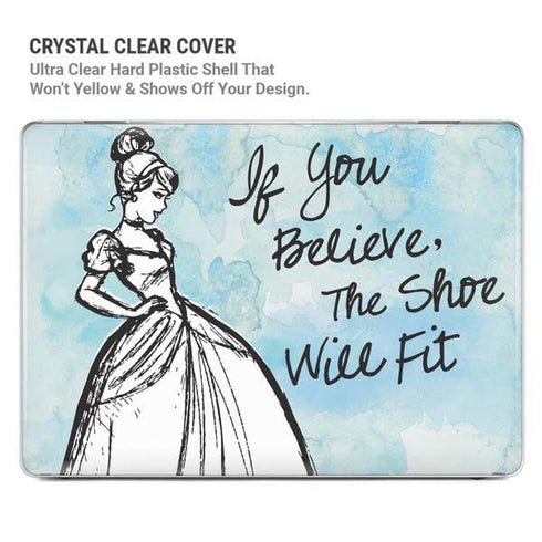 Disney Cinderella Sketch Art Shoe Will Fit MacBook Air 15in (2023-2025) Case plus Skin