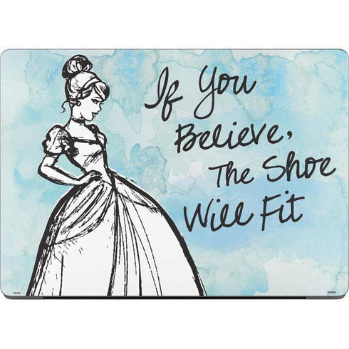 Disney Cinderella Sketch Art Shoe Will Fit MacBook Pro 14in (2021-24) Skin