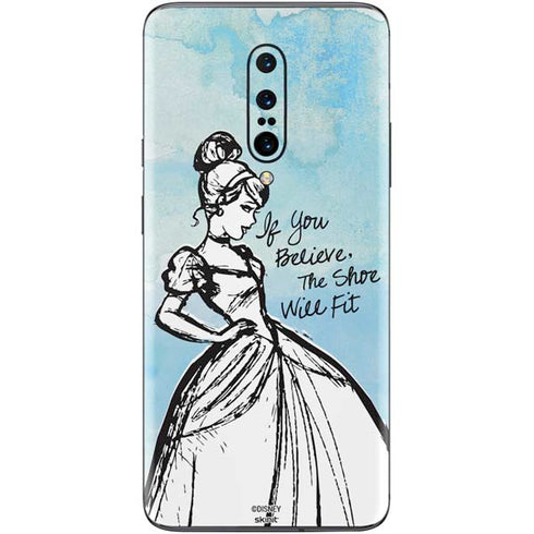 Disney Cinderella Sketch Art Shoe Will Fit OnePlus 7 Pro Skin