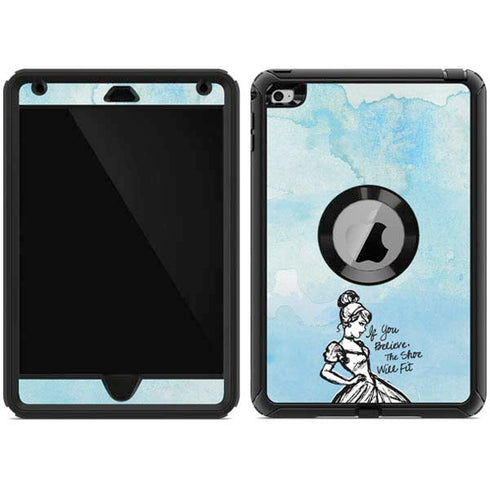 Disney Cinderella Sketch Art Shoe Will Fit Otterbox Defender iPad Skin