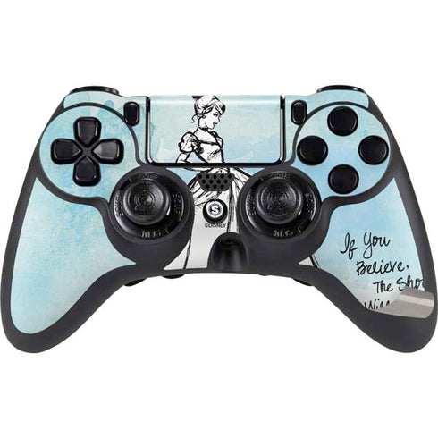 Disney Cinderella Sketch Art Shoe Will Fit PS4/PC SCUF Impact Controller Skin