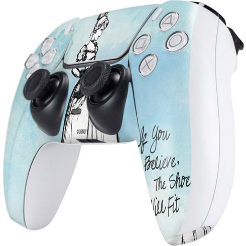 Disney Cinderella Sketch Art Shoe Will Fit PS5 Controller Skin