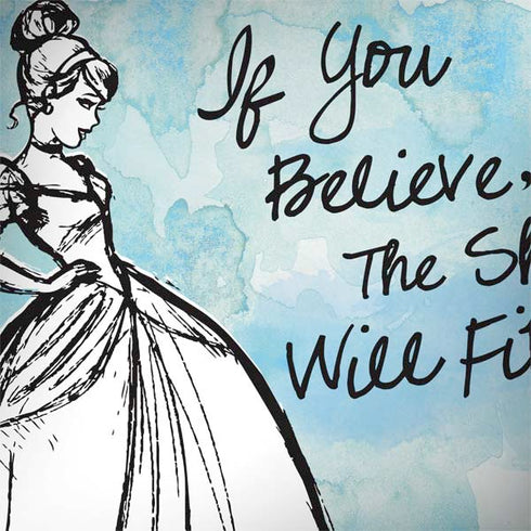 Disney Cinderella Sketch Art Shoe Will Fit Surface Book 2 13.5in Skin