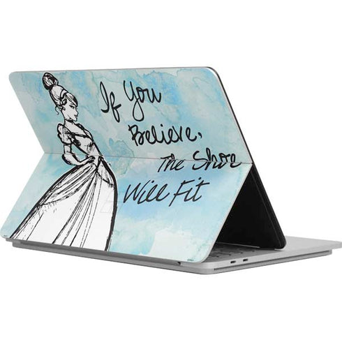 Disney Cinderella Sketch Art Shoe Will Fit Surface Laptop Studio Skin