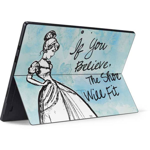 Disney Cinderella Sketch Art Shoe Will Fit Surface Pro 7 Skin