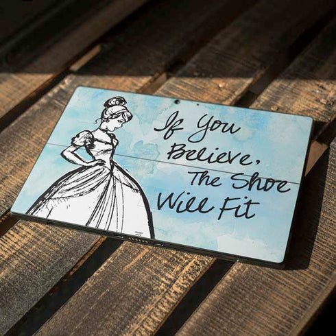 Disney Cinderella Sketch Art Shoe Will Fit Surface Pro 7 Skin
