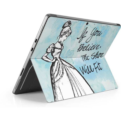 Disney Cinderella Sketch Art Shoe Will Fit Surface Pro 9 Skin