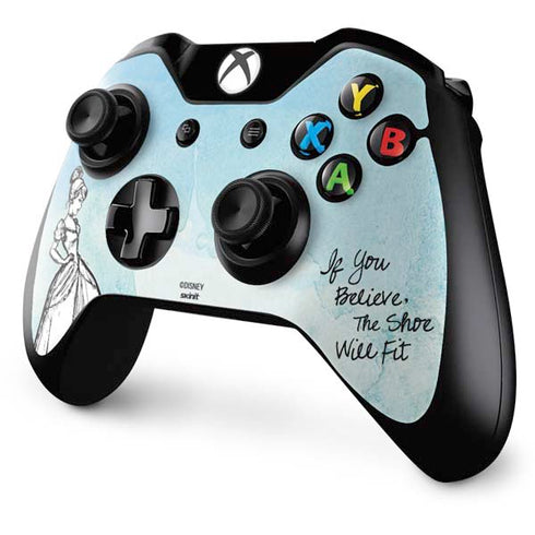 Disney Cinderella Sketch Art Shoe Will Fit Xbox One Controller Skin