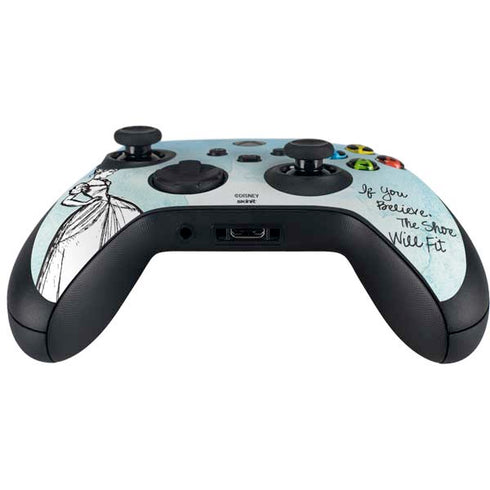 Disney Cinderella Sketch Art Shoe Will Fit Xbox Series X Controller Skin