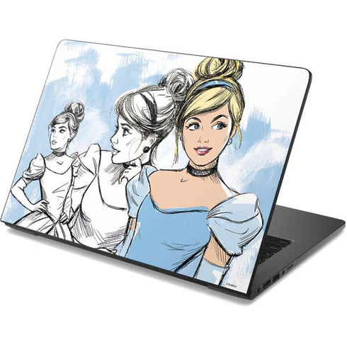 Disney Princess Cinderella Sketch Dell Chromebook Skin