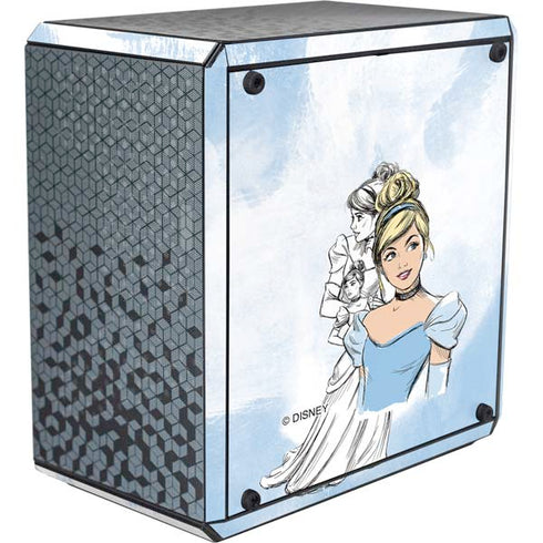 Disney Princess Cinderella Sketch Cooler Master MasterBox Q300L Mini Tower Skin