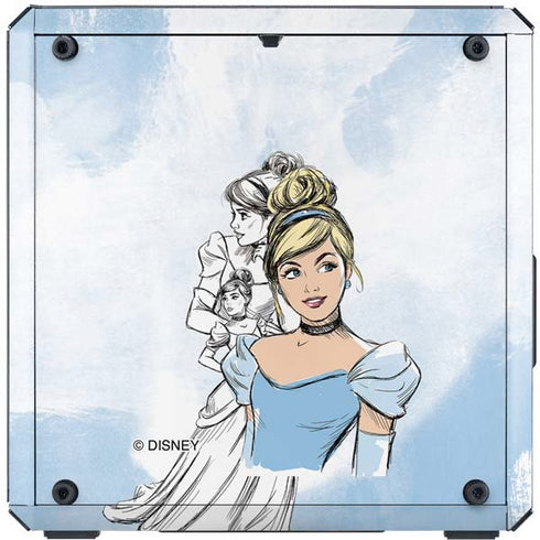 Disney Princess Cinderella Sketch Cooler Master MasterBox Q300L Mini Tower Skin