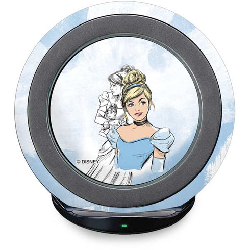 Disney Princess Cinderella Sketch Fast Charge Wireless Charging Stand Skin