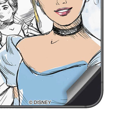 Disney Princess Cinderella Sketch Galaxy A14 5G Skin