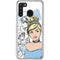 Disney Princess Cinderella Sketch Galaxy A21 Clear Case