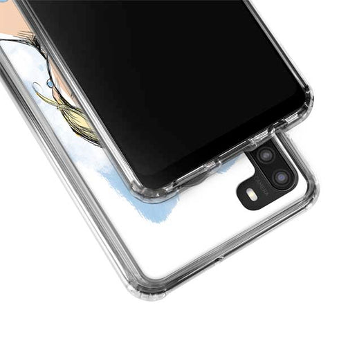 Disney Princess Cinderella Sketch Galaxy A21 Clear Case