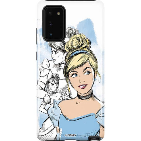 Disney Princess Cinderella Sketch Galaxy Note20 5G Pro Case