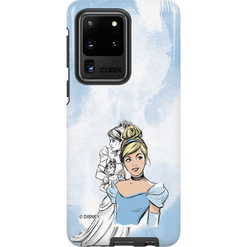 Disney Princess Cinderella Sketch Galaxy S20 Ultra 5G Pro Case