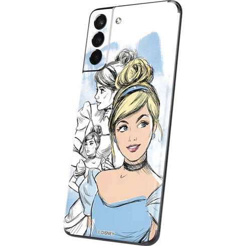 Disney Princess Cinderella Sketch Galaxy S21 Plus 5G Skin