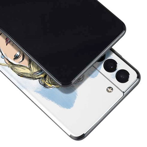 Disney Princess Cinderella Sketch Galaxy S21 Plus 5G Skin