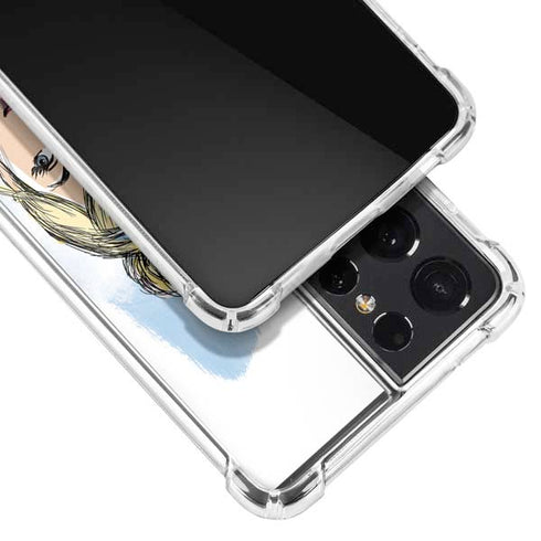 Disney Princess Cinderella Sketch Galaxy S21 Ultra 5G Clear Case