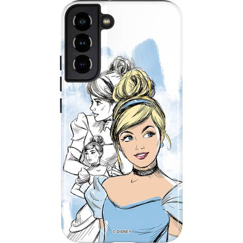 Disney Princess Cinderella Sketch Galaxy S22 Plus Pro Case