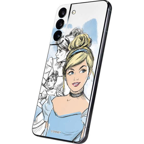 Disney Princess Cinderella Sketch Galaxy S22 Plus Skin