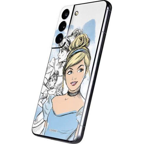 Disney Princess Cinderella Sketch Galaxy S22 Skin