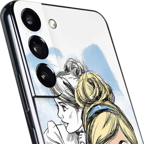 Disney Princess Cinderella Sketch Galaxy S22 Skin