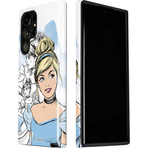 Disney Princess Cinderella Sketch Galaxy S22 Ultra Pro Case