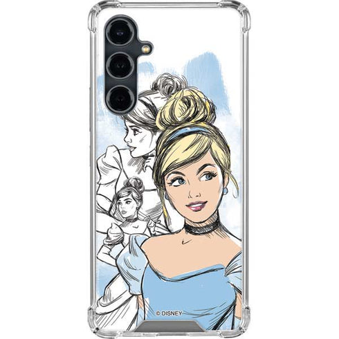 Disney Princess Cinderella Sketch Galaxy S23 FE Clear Case