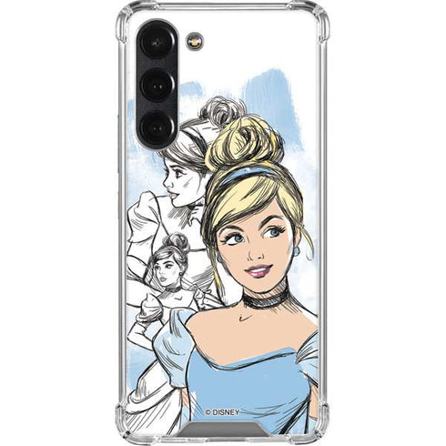 Disney Princess Cinderella Sketch Galaxy S23 Plus Clear Case