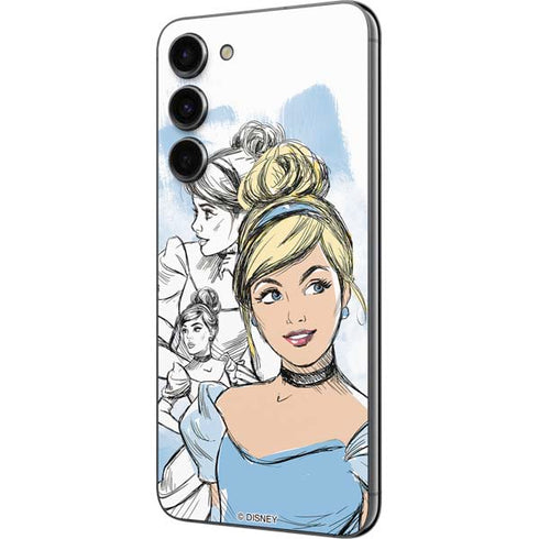 Disney Princess Cinderella Sketch Galaxy S23 Plus Skin