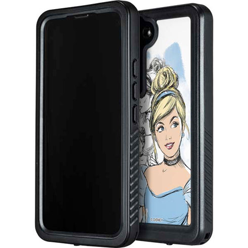 Disney Princess Cinderella Sketch Galaxy S23 Plus Waterproof Case