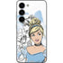 Disney Princess Cinderella Sketch Galaxy S23 Skin