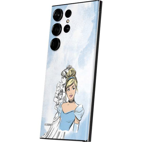 Disney Princess Cinderella Sketch Galaxy S23 Ultra Skin