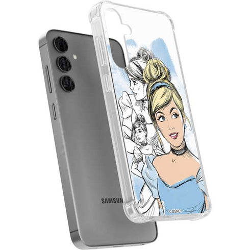 Disney Princess Cinderella Sketch Galaxy S24 Plus Clear Case
