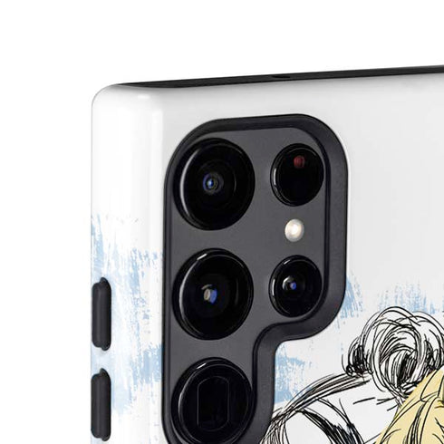 Disney Princess Cinderella Sketch Galaxy S24 Ultra Impact Case