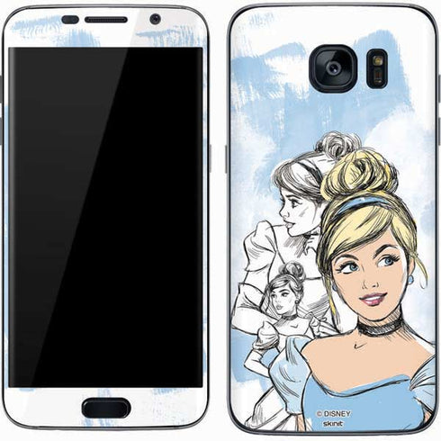 Disney Princess Cinderella Sketch Galaxy S7 Skin