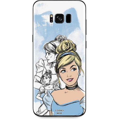 Disney Princess Cinderella Sketch Galaxy S8 Plus Skin