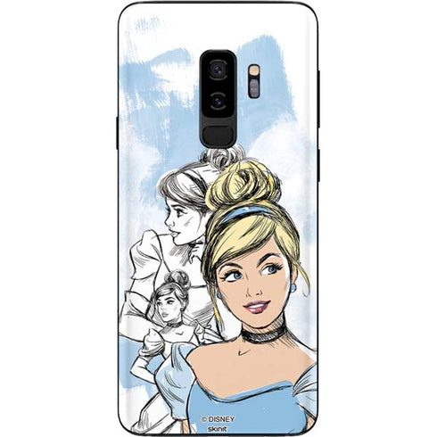 Disney Princess Cinderella Sketch Galaxy S9 Plus Skin