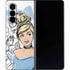Disney Princess Cinderella Sketch Galaxy Z Fold4 5G Skin