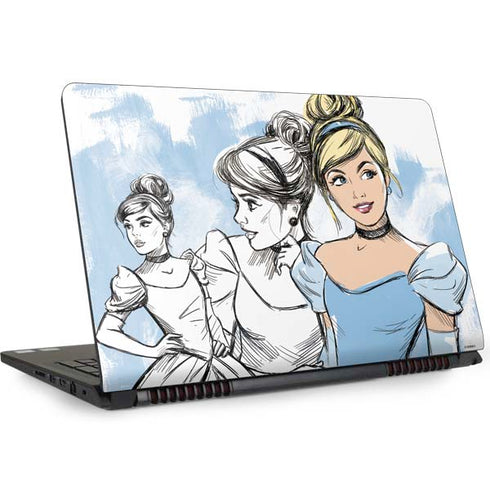Disney Princess Cinderella Sketch Dell Inspiron Skin