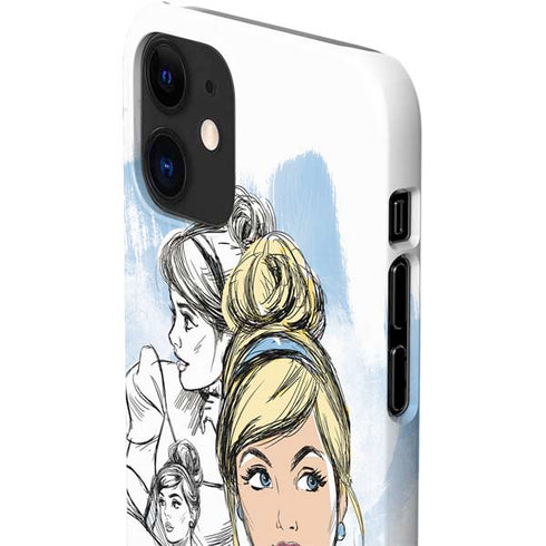 Disney Princess Cinderella Sketch iPhone 12 Mini Lite Case