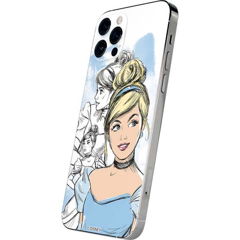 Disney Princess Cinderella Sketch iPhone 12 Pro Max Skin