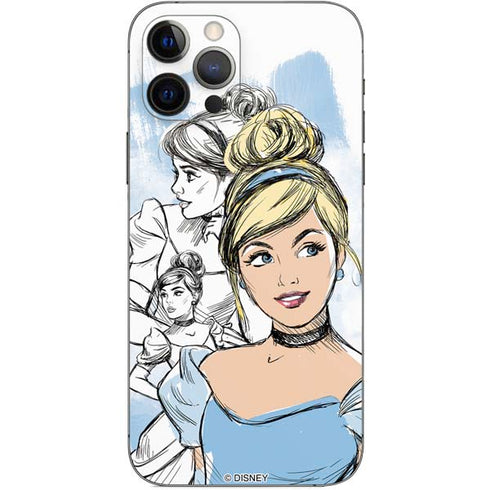 Disney Princess Cinderella Sketch iPhone 12 Pro Skin