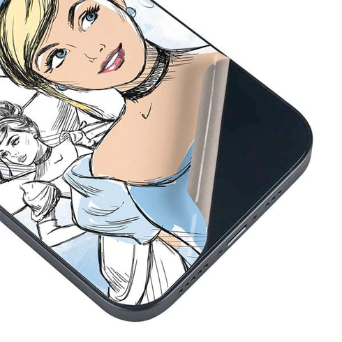 Disney Princess Cinderella Sketch iPhone 13 Mini Skin