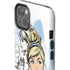 Disney Princess Cinderella Sketch iPhone 15 Plus Impact Case